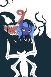 Size: 952x1423 | Tagged: safe, artist:dankodeadzone, derpibooru import, princess luna, alicorn, pony, female, mare, s1 luna, symbiote, venom