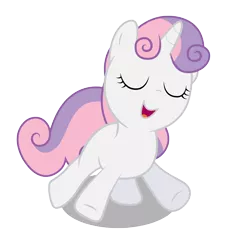 Size: 6000x6096 | Tagged: safe, artist:chubble-munch, derpibooru import, sweetie belle, pony, unicorn, absurd resolution, cute, diasweetes, eyes closed, female, filly, simple background, solo, transparent background, vector