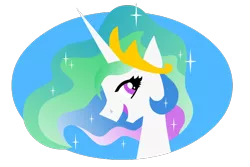 Size: 700x467 | Tagged: safe, artist:shuffle001, derpibooru import, princess celestia, alicorn, pony, female, mare, profile, solo