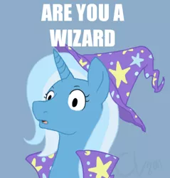 Size: 432x452 | Tagged: safe, artist:cartoonlion, derpibooru import, trixie, pony, unicorn, are you a wizard, bust, cape, clothes, female, hat, mare, solo, trixie's cape, trixie's hat
