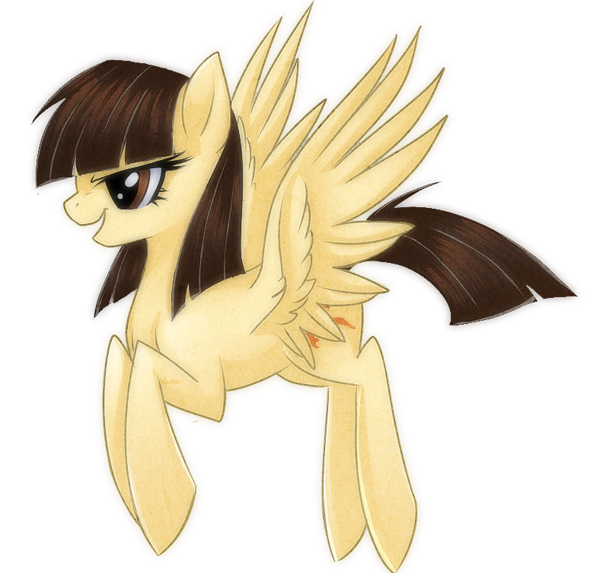 Size: 600x573 | Tagged: safe, artist:rizcifra, derpibooru import, wild fire, pegasus, pony, female, flying, mare, profile, simple background, solo, transparent background