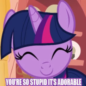 Size: 280x280 | Tagged: safe, derpibooru import, edit, edited screencap, screencap, twilight sparkle, pony, unicorn, cropped, eyes closed, female, image macro, mare, meme, reaction image, smiling, solo, text