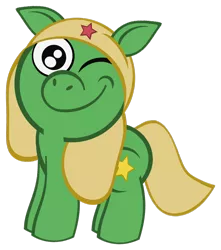 Size: 1280x1448 | Tagged: safe, artist:toonfreak, derpibooru import, earth pony, pony, colt, crossover, keroro, male, sergeant frog, simple background, solo