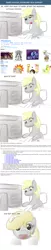 Size: 800x3888 | Tagged: safe, artist:feather, derpibooru import, derpy hooves, pegasus, pony, ponibooru, comic, computer, derpy hooves tech support, female, mare, meta