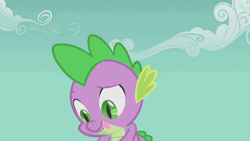 Size: 640x360 | Tagged: suggestive, derpibooru import, edit, edited screencap, screencap, spike, dragon, a dog and pony show, animated, cloud, context is for the weak, digging, gif, implied masturbation, male, out of context, perfect loop, reaction image, sky, solo, solo male, tongue out