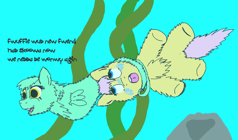 Size: 1316x777 | Tagged: accidental murder, artist:fluffsplosion, derpibooru import, drowning, fluffy pony, fluffy pony death, fluffy pony grimdark, fluffy pony original art, grimdark, sea pony