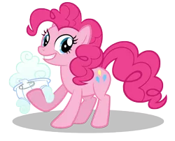 Size: 10000x8073 | Tagged: safe, artist:gratlofatic, derpibooru import, pinkie pie, earth pony, pony, absurd resolution, cloud, diaper, female, mare, simple background, solo, transparent background, vector