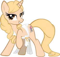 Size: 2906x2771 | Tagged: safe, artist:lysok, derpibooru import, oc, oc:taralicious, ponified, unofficial characters only, pony, unicorn, clothes, female, high res, mare, simple background, solo, tara strong, toga, transparent background, voice actor