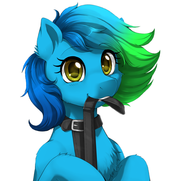 Size: 2000x2000 | Tagged: safe, artist:evomanaphy, edit, editor:v3ga, unauthorized edit, oc, oc:edge, ponified, unofficial characters only, pony, browser ponies, collar, cute, leash, microsoft, microsoft edge, simple background, solo, transparent background