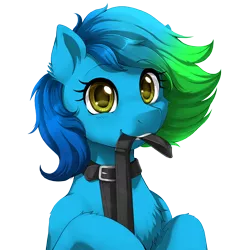 Size: 2000x2000 | Tagged: safe, artist:evomanaphy, edit, editor:v3ga, unauthorized edit, oc, oc:edge, ponified, unofficial characters only, pony, browser ponies, collar, cute, leash, microsoft, microsoft edge, simple background, solo, transparent background