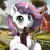Size: 2000x2000 | Tagged: safe, artist:evomanaphy, edit, editor:v3ga, unauthorized edit, sweetie belle, pony, unicorn, /mlp/, blushing, collar, cute, female, leash, mare, ponyville schoolhouse, solo