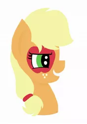 Size: 1482x2107 | Tagged: safe, artist:ivybrush, banned from derpibooru, deleted from derpibooru, derpibooru import, applejack, lineless, missing accessory, simple, simple background, solo