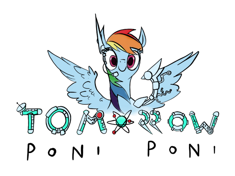 Size: 858x644 | Tagged: safe, banned from derpibooru, deleted from derpibooru, derpibooru import, rainbow dash, cyborg, solo, text