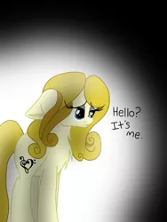 Size: 768x1024 | Tagged: safe, artist:php76, banned from derpibooru, deleted from derpibooru, derpibooru import, ponified, pony, adele, hello, lyrics, sad, text