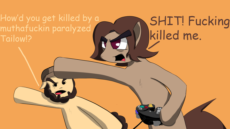 Size: 1920x1080 | Tagged: safe, artist:boltswift, banned from derpibooru, deleted from derpibooru, derpibooru import, ponified, pony, arin hanson, egoraptor, game grumps, jontron, pokémon, pokémon emerald, vulgar