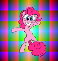 Size: 951x999 | Tagged: safe, artist:freepi, banned from derpibooru, deleted from derpibooru, derpibooru import, pinkie pie, bipedal, pose, smiling, solo