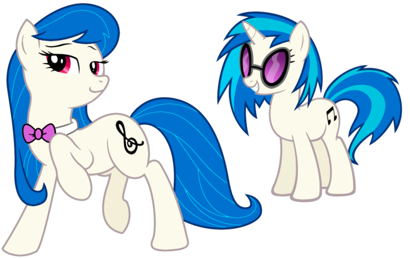 Size: 1024x644 | Tagged: safe, artist:absolutecactus, banned from derpibooru, color edit, deleted from derpibooru, derpibooru import, edit, octavia melody, vinyl scratch, colored, palette swap, recolor