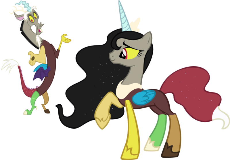 Size: 1024x710 | Tagged: safe, artist:absolutecactus, banned from derpibooru, deleted from derpibooru, derpibooru import, edit, discord, princess luna, palette swap, recolor, simple background