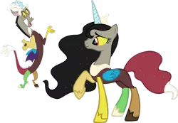 Size: 1024x710 | Tagged: safe, artist:absolutecactus, banned from derpibooru, deleted from derpibooru, derpibooru import, edit, discord, princess luna, palette swap, recolor, simple background