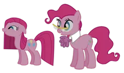 Size: 1024x601 | Tagged: safe, artist:absolutecactus, banned from derpibooru, deleted from derpibooru, derpibooru import, mayor mare, pinkie pie, palette swap, pinkamena diane pie, recolor