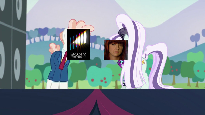 Size: 1280x720 | Tagged: safe, banned from derpibooru, deleted from derpibooru, derpibooru import, coloratura, the mane attraction, lauren faust, meta, rara, sony