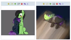 Size: 317x179 | Tagged: safe, banned from derpibooru, deleted from derpibooru, derpibooru import, oc, oc:anon, oc:anonfilly, oc:nyx, alicorn, derpibooru, alicorn oc, bed, exploitable meme, female, filly, forced juxtaposition, horn, juxtaposition, juxtaposition win, meme, meta, oc x oc, shipping, wings