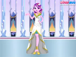 Size: 800x600 | Tagged: safe, artist:cg1995, banned from derpibooru, deleted from derpibooru, derpibooru import, princess cadance, a canterlot wedding, equestria girls, clothes, dean cadance, dress, solo, starsue