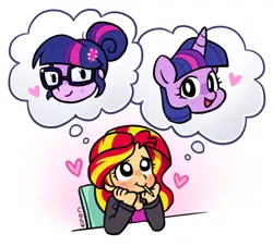 Size: 510x461 | Tagged: safe, artist:cuteosphere, banned from derpibooru, deleted from derpibooru, derpibooru import, sci-twi, sunset shimmer, twilight sparkle, equestria girls, friendship games, female, lesbian, ot3, polyamory, scitwishimmer, shipping, sunset twiangle, sunsetsparkle