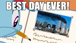 Size: 1280x720 | Tagged: safe, banned from derpibooru, deleted from derpibooru, derpibooru import, rainbow dash, 9/11, best day ever, exploitable meme, funny, meme, obligatory pony, scrapbook