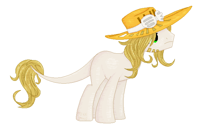 Size: 657x426 | Tagged: safe, artist:diego-brandosaur, artist:selenaede, banned from derpibooru, deleted from derpibooru, derpibooru import, ponified, pony, base used, chops, dinosaur pony, goggles, gyro zeppeli, hat, jojo's bizarre adventure, solo, steel ball run