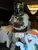 Size: 450x600 | Tagged: safe, banned from derpibooru, deleted from derpibooru, derpibooru import, rainbow dash, human, boba fett, clothes, cosplay, costume, fat, gun, irl, irl human, obligatory pony, photo, star wars, weapon