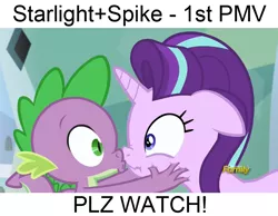 Size: 1000x774 | Tagged: safe, banned from derpibooru, deleted from derpibooru, derpibooru import, screencap, spike, starlight glimmer, the crystalling, female, male, music, pmv, shipping, sparlight, straight, video, youtube, youtube link