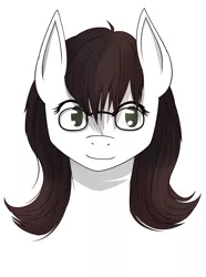 Size: 4000x5388 | Tagged: safe, artist:zaldia-mavi, banned from derpibooru, deleted from derpibooru, derpibooru import, oc, oc:manon dafatal, unofficial characters only, bust, my little pony, portrait, project:zaldia mavi, solo