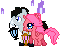 Size: 60x50 | Tagged: safe, artist:creshosk, banned from derpibooru, deleted from derpibooru, derpibooru import, oc, oc:cherry bloom, oc:willow wisp, animated, cherry bloom, gif, image, pixel art, sprite