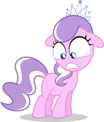 Size: 1677x1964 | Tagged: safe, artist:punzil504, banned from derpibooru, deleted from derpibooru, derpibooru import, edit, diamond tiara, floppy ears, missing cutie mark, simple background, solo, transparent background, vector, worst nightmare