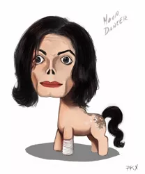 Size: 500x600 | Tagged: safe, artist:ponykillerx, banned from derpibooru, deleted from derpibooru, derpibooru import, ponified, pony, background pony strikes again, kill it with fire, meme, michael jackson, nightmare fuel, ohgodwhy