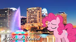 Size: 1920x1080 | Tagged: safe, artist:oblivionfall, banned from derpibooru, deleted from derpibooru, derpibooru import, pinkie pie, florida, orlando, orlando united, vector