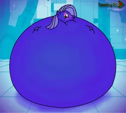 Size: 1360x1216 | Tagged: suggestive, artist:flameboyr120, banned from derpibooru, deleted from derpibooru, derpibooru import, fluttershy, leak, ball, blueberry, blueberry inflation, experiment, female, flutterberry, food, immobile, inflation, juice, juicy, leaking, roll, sexy, story included, test, tight