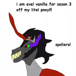 Size: 512x512 | Tagged: safe, artist:dellovan, banned from derpibooru, deleted from derpibooru, derpibooru import, king sombra, spoiler:s03, comic sans, ms paint, stylistic suck