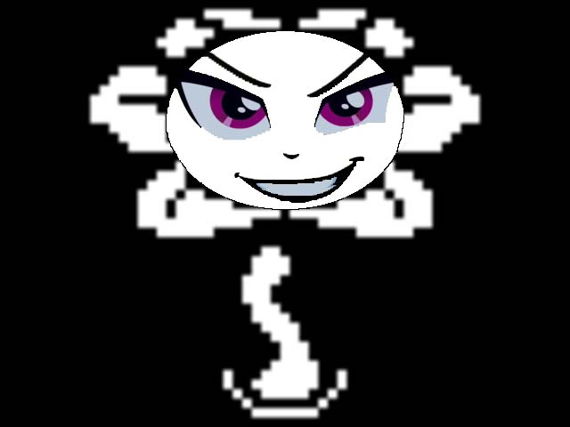 Size: 640x480 | Tagged: safe, banned from derpibooru, deleted from derpibooru, derpibooru import, adagio dazzle, flowey, photoshop, undertale