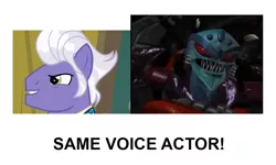 Size: 1000x600 | Tagged: safe, banned from derpibooru, deleted from derpibooru, derpibooru import, screencap, gladmane, viva las pegasus, beast wars, exploitable meme, inferno, jim byrnes, meme, same voice actor, transformers