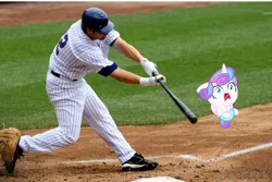 Size: 1496x1002 | Tagged: safe, banned from derpibooru, deleted from derpibooru, derpibooru import, baseball bat, joke, opinion