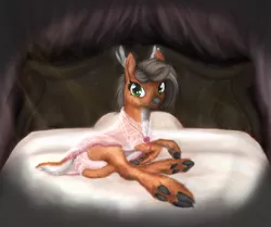 Size: 1440x1201 | Tagged: suggestive, artist:samnemus, banned from derpibooru, deleted from derpibooru, derpibooru import, oc, oc:winter fawn, unofficial characters only, deer, 4chan, babydoll, clothes, female, lingerie, nightgown, panties, request, see-through, solo, solo female, underwear