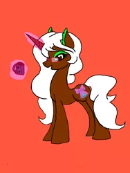 Size: 900x1200 | Tagged: safe, artist:lyoka, banned from derpibooru, deleted from derpibooru, derpibooru import, oc, oc:faerie belle, unofficial characters only, pony, unicorn, aura, elegant, female, glasses, magic, mare, smiling, solo