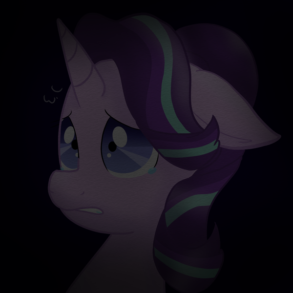 Size: 1000x1000 | Tagged: safe, artist:silverbulletdash9000, banned from derpibooru, deleted from derpibooru, derpibooru import, starlight glimmer, crying, solo