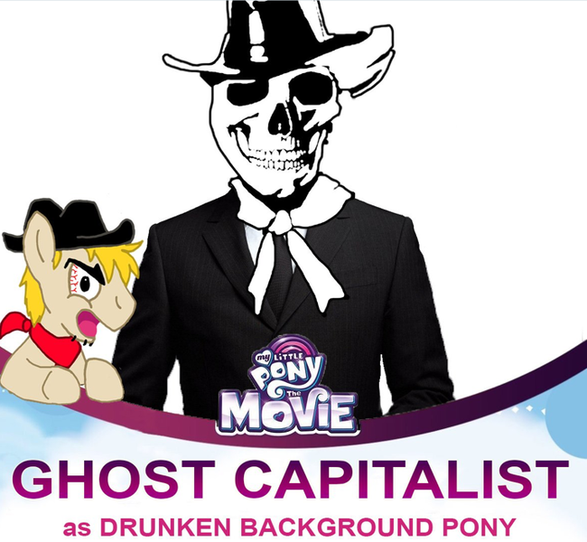 Size: 698x644 | Tagged: safe, banned from derpibooru, deleted from derpibooru, derpibooru import, ponified, pony, my little pony: the movie, character reveal, exploitable meme, fake, meme, mlp movie cast icons, solo, the man they call ghost, voice actor, voice actor reveal meme