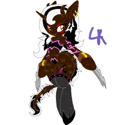 Size: 695x724 | Tagged: safe, artist:lyoka, banned from derpibooru, deleted from derpibooru, derpibooru import, oc, oc:faerie belle, unofficial characters only, dragon, unicorn, ear piercing, earring, elven, image, jewelry, piercing, png, scales, simple background, solo, trace, transparent background, wide hips