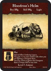 Size: 2006x2792 | Tagged: safe, artist:alumx, artist:ravetuba, banned from derpibooru, deleted from derpibooru, derpibooru import, buck legacy, buck pony card game, card, card game, flower, helmet, horned skull, horns, rose, skull, thorns