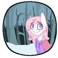 Size: 200x200 | Tagged: safe, artist:xenovie, banned from derpibooru, deleted from derpibooru, derpibooru import, oc, unofficial characters only, pegasus, pony, animated, badge, clothes, commission, completed ych, forest, forest background, gif, hoodie, snowy background, solo