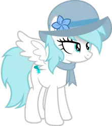 Size: 1280x1450 | Tagged: safe, artist:fletcherthehuntress, banned from derpibooru, deleted from derpibooru, derpibooru import, oc, oc:spectre storm, unofficial characters only, alicorn, pony, clothes, female, hat, mare, scarf, simple background, solo, transparent background, vector